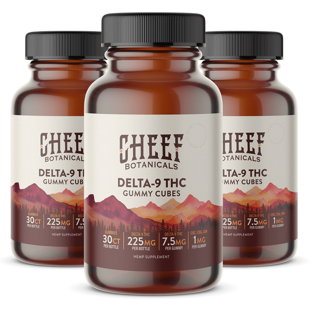 Delta 9 Gummy Cubes - Cheef Botanicals