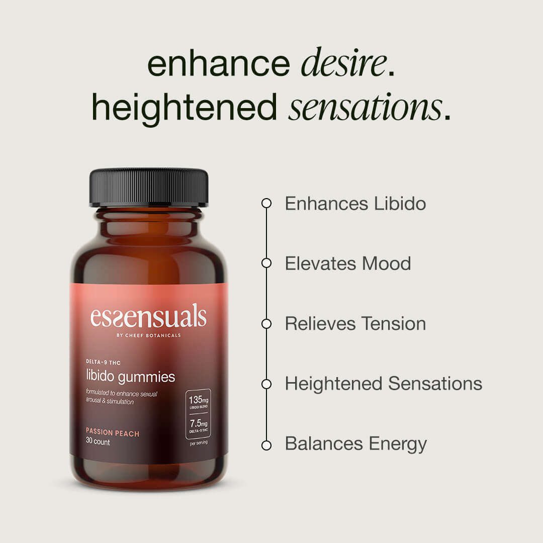 THC Libido Gummies - Passion Peach - Cheef Botanicals