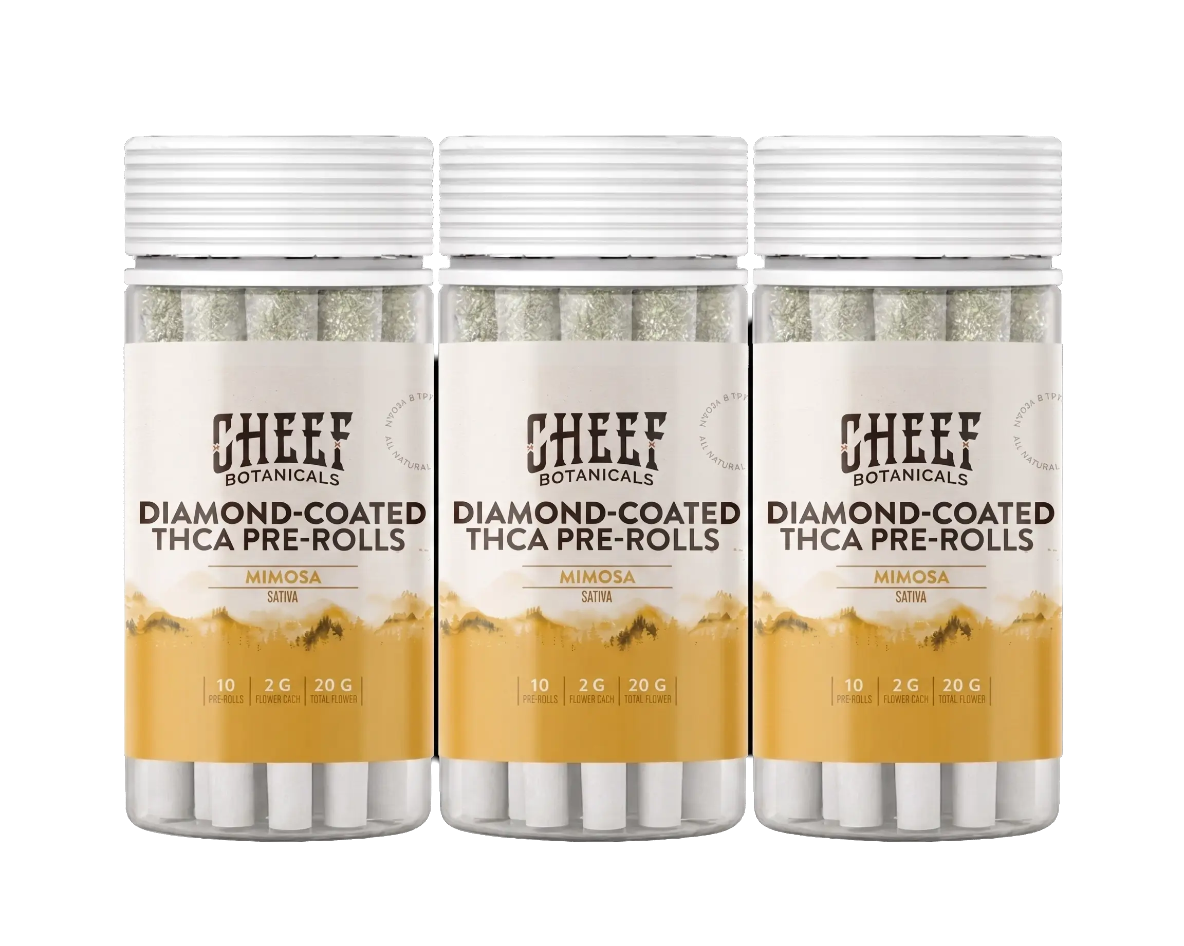 Mimosa THCa Diamond-Infused Pre-Rolls (10-Pack) - Flower