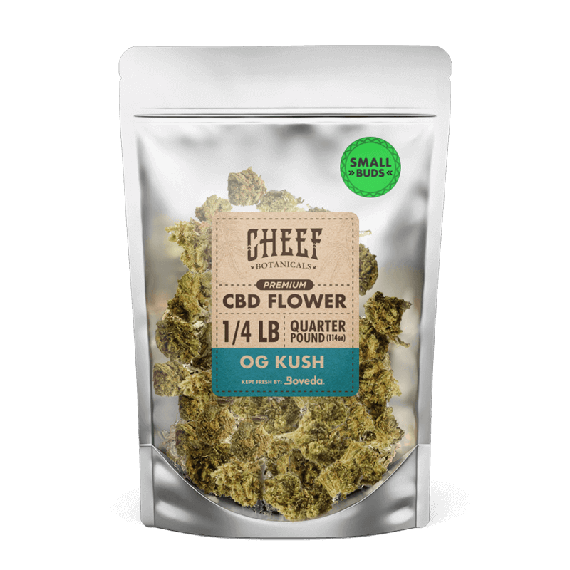 CBD Hemp Flower - OG Kush (SMALL BUDS) - Cheef Botanicals