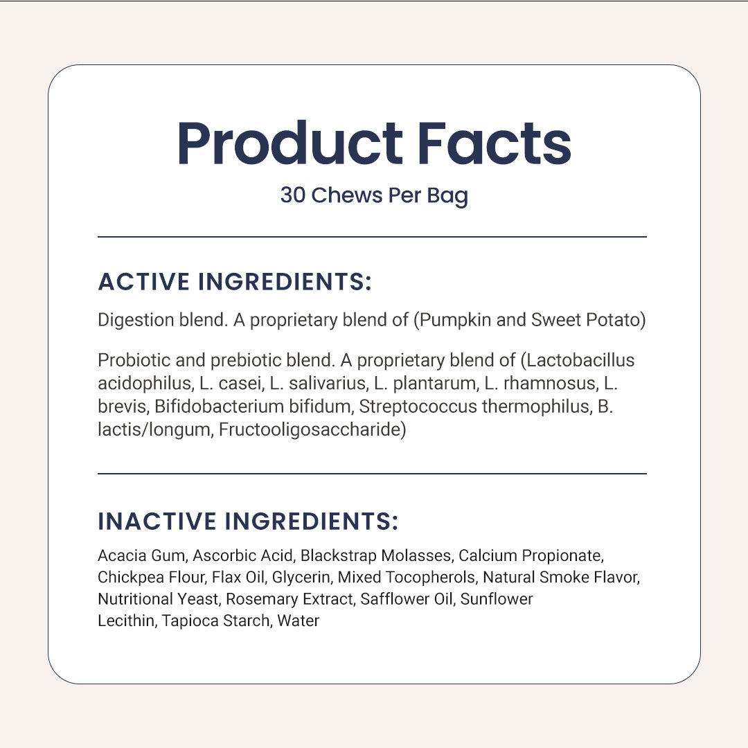Probiotics For Dogs [Soft Chews] - HolistaPet