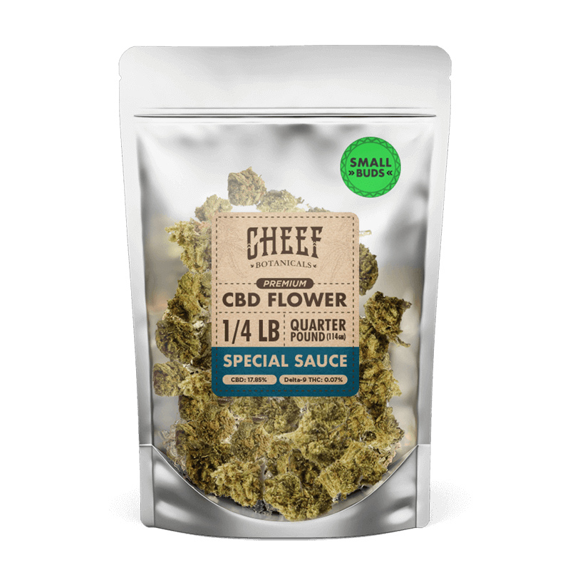 CBD Hemp Flower – Special Sauce (SMALL BUDS) - Cheef Botanicals