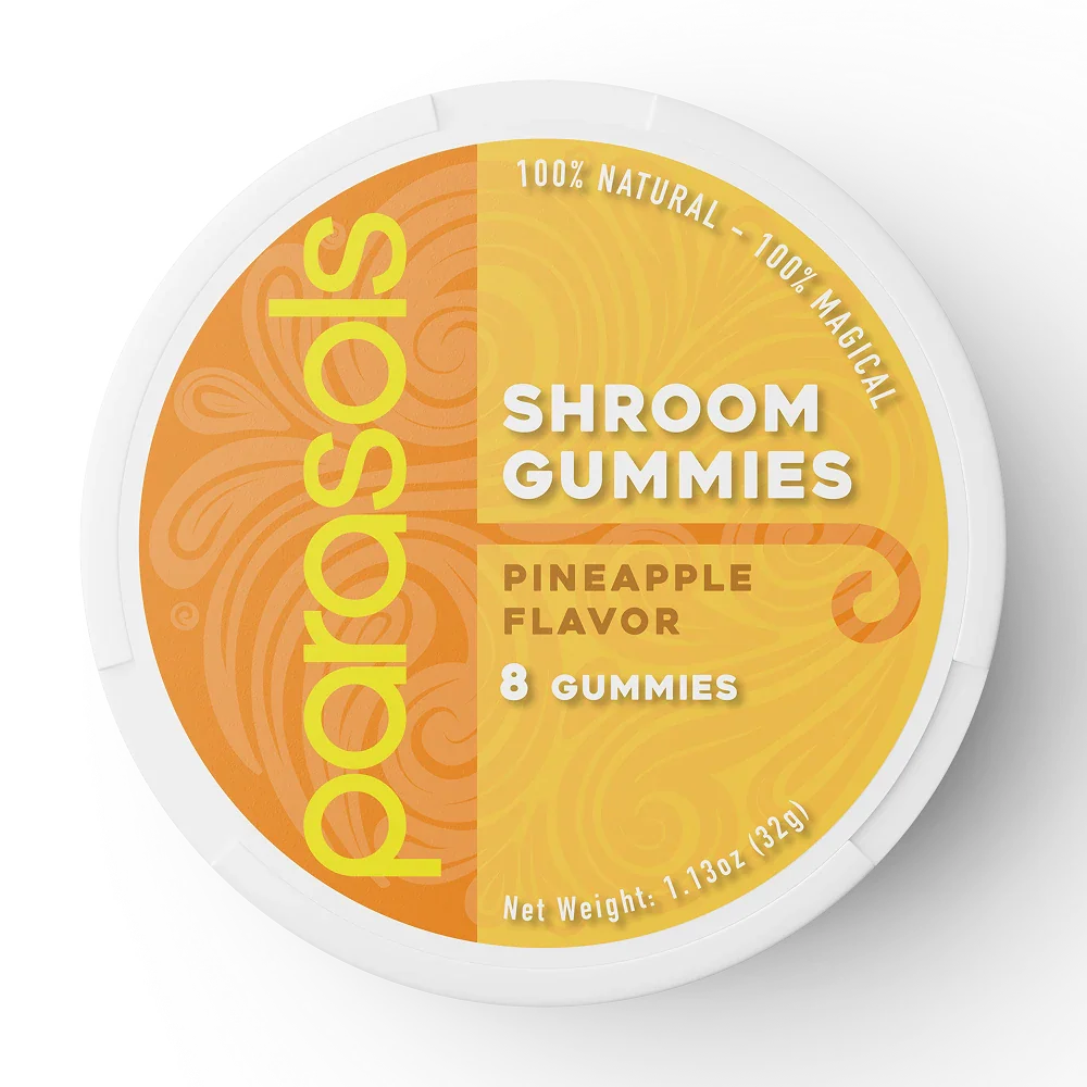 Magic Mushroom Gummies [Psilocybin-Free] Pineapple - Shroom Gummies