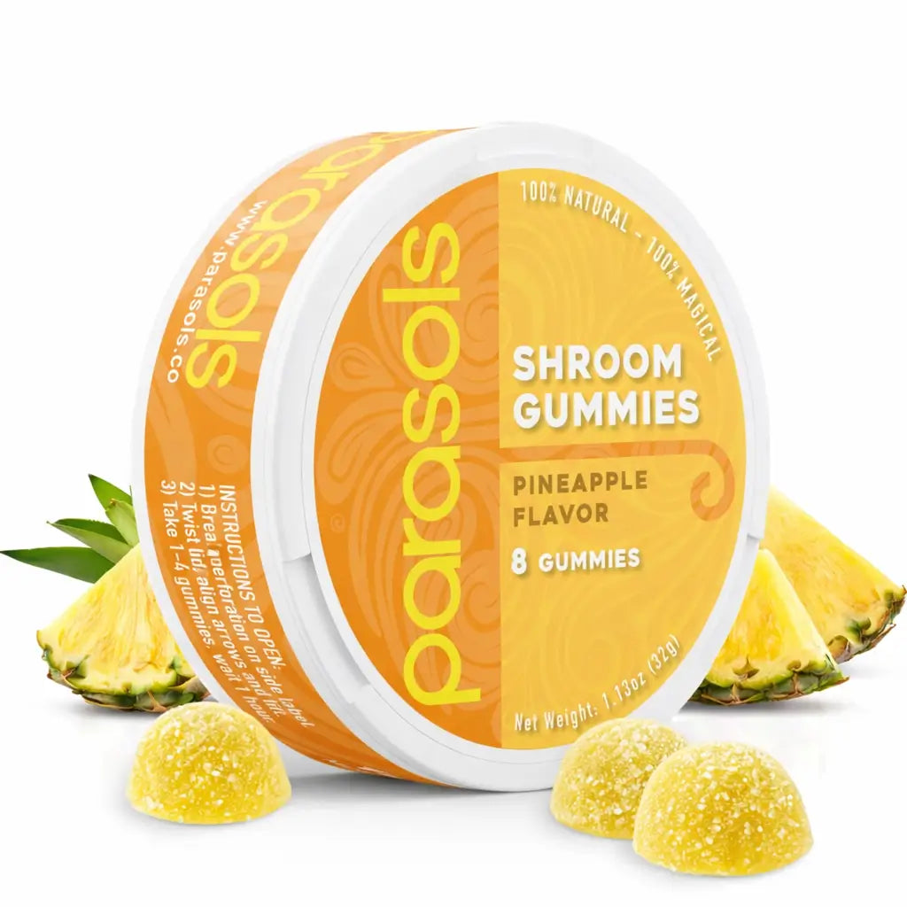 Magic Mushroom Gummies [Psilocybin-Free] Pineapple - Shroom Gummies