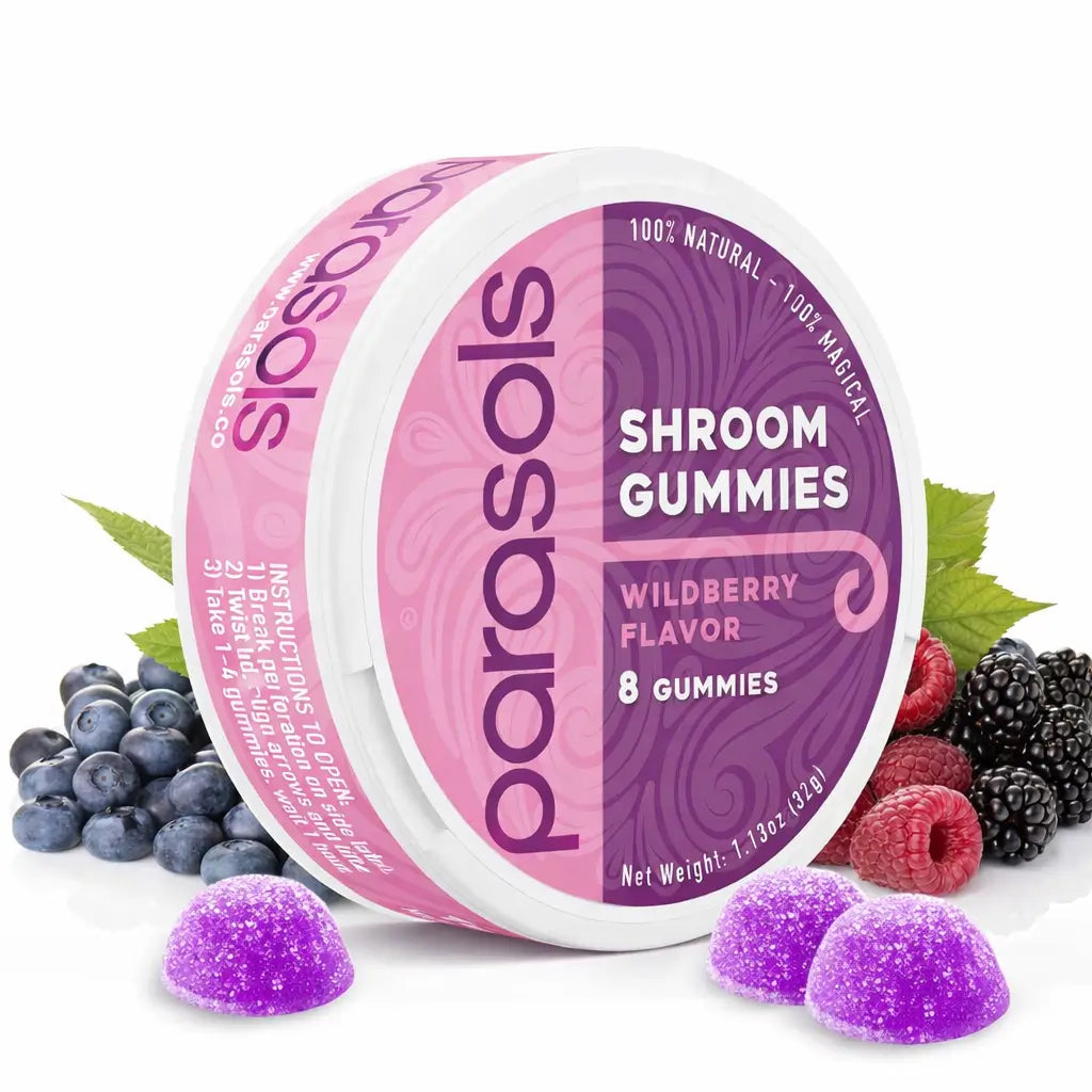 Magic Mushroom Gummies [Psilocybin-Free] Wildberry - Shroom Gummies